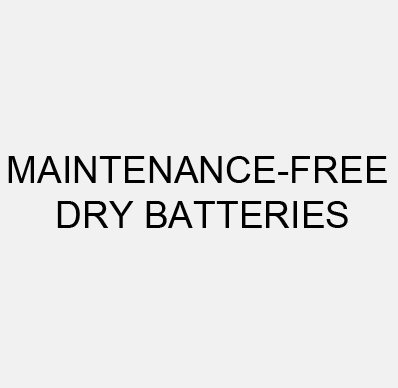 Maintenance-Free Dry Batteries